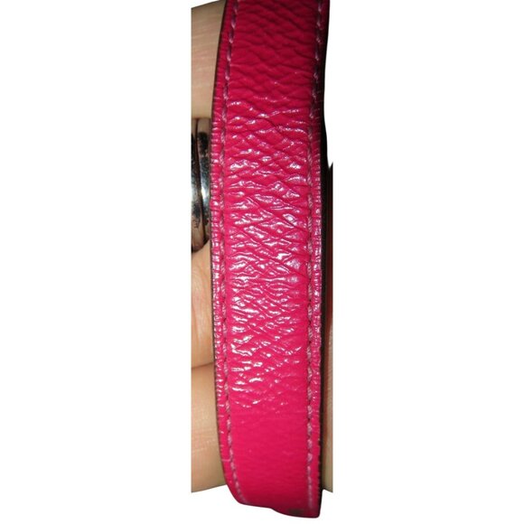 Coach 2008 Legacy Cursive Creed Limited Edition Canvas Leather Pink Stripe Demi - Picture 8 of 13